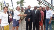 Consul, Ministre d'Haïti en Guadeloupe et l'équipage à (...)